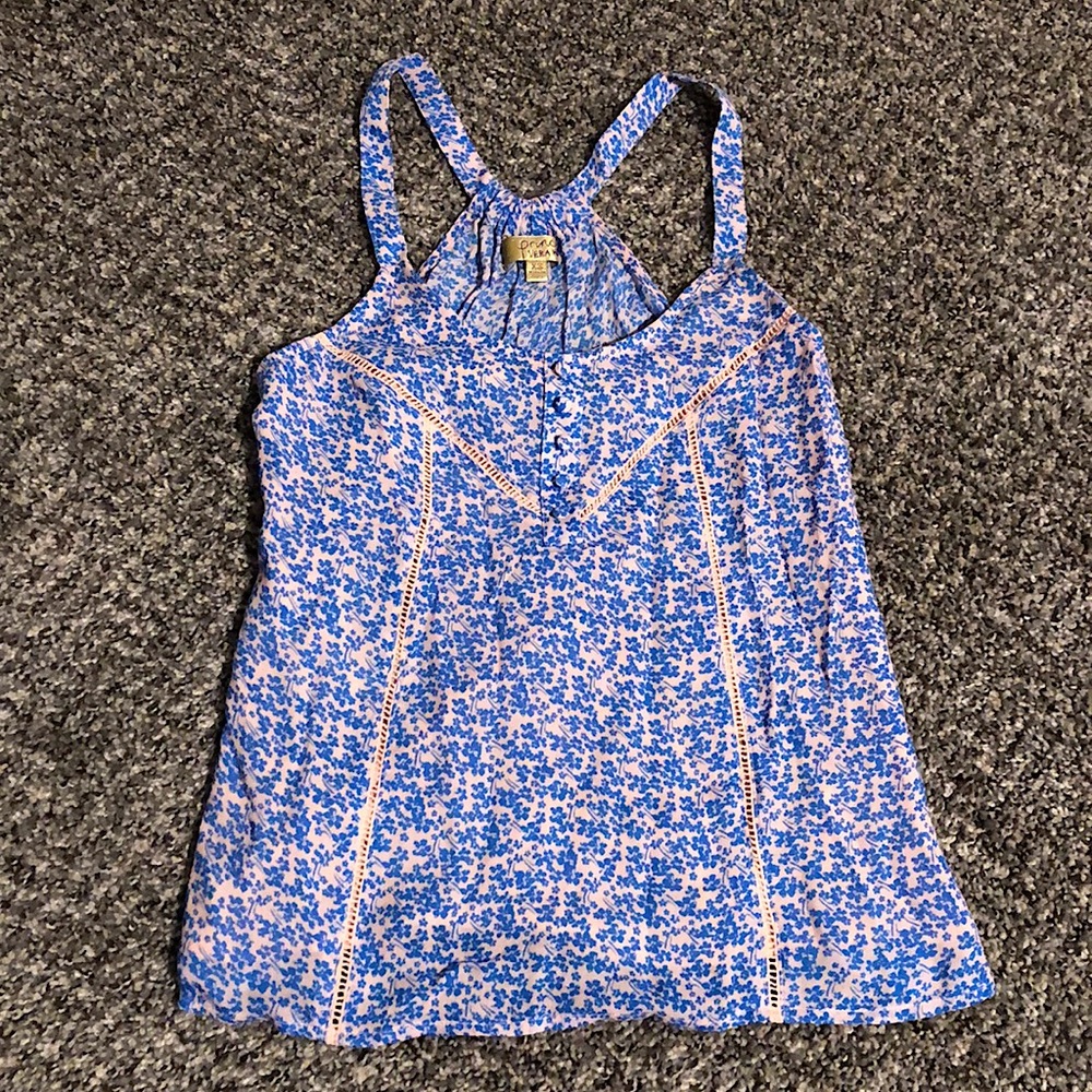 Floral Tank Top Blouse